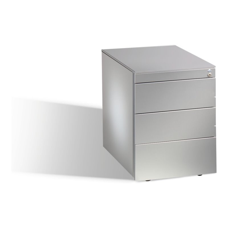 C+P Rollcontainer Asisto M/2/3/4 Weißaluminium