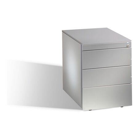 C+P Rollcontainer Asisto M/2/3/4 Weißaluminium