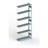 Meta Steckregal Anbauregal CLIP 100 S3 AR 6 Böden,verzinkt zerlegte Rahmen