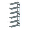 Meta Steckregal Anbauregal S3 CLIP 80 AR verzinkt + 6 Böden