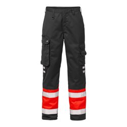 Fristads High Vis Hose Kl. 1 213 PLU Rot (Herren)