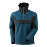 Mascot Jacke, Strick, k. Reißverschluss, Membra Strickpullover Dunkelpetroleum/ schwarz