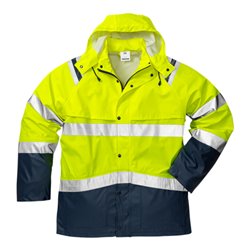 Fristads High Vis Regenjacke Kl. 3 4624 RS Dunkelblau (Unisex)