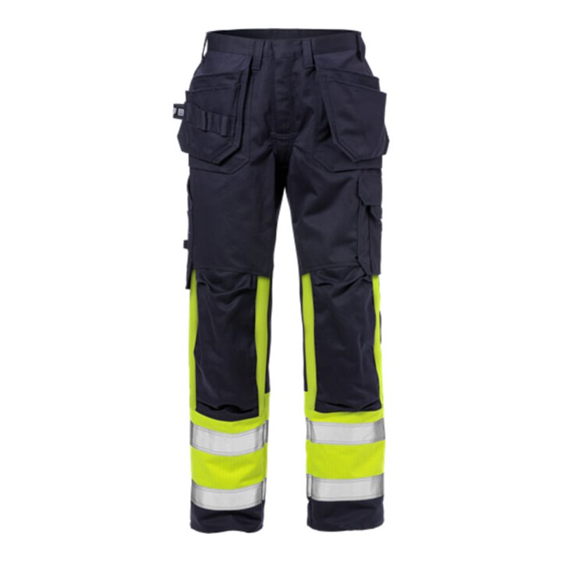 Fristads Flame High Vis Handwerkerhose Kl. 1 2586 FLAM (Herren)