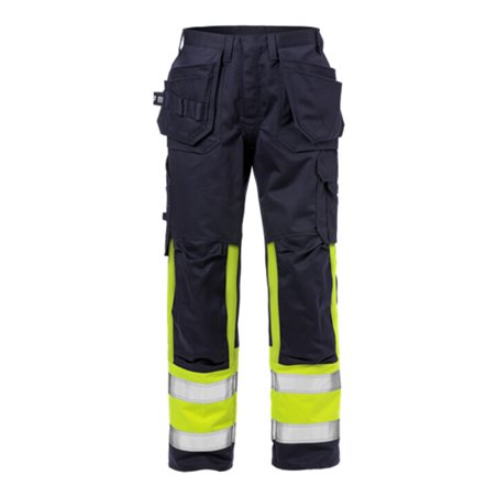 Fristads Flame High Vis Handwerkerhose Kl. 1 2586 FLAM (Herren)