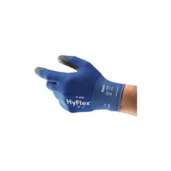 Ansell Handschuhe HyFlex 11-618 Nylon mit Polyurethan blau/schwarz