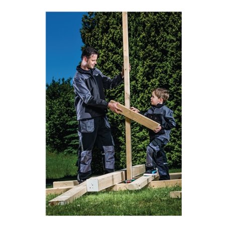 Terrax Kinder-Softshelljacke schwarz/grau