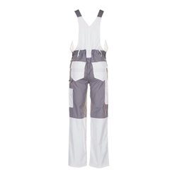 Planam Latzhose Plaline weiß/zink