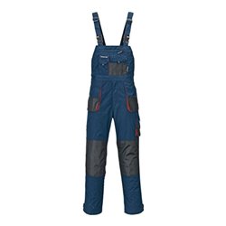 Terratrend Herren-Latzhose marine/schwarz/rot