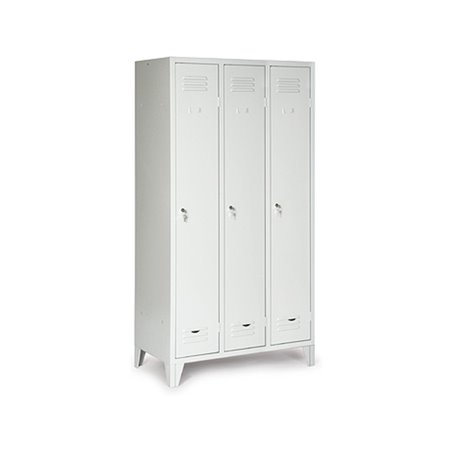 Classico Kleiderschrank mit Füßen mit 3 Abteilen