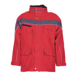 Planam Allwetterjacke Plaline rot/schiefer