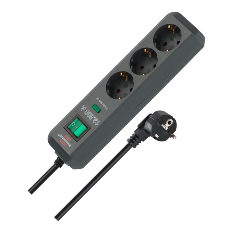 Brennenstuhl ÜS Steckdosenleiste 3-fa 1158810315 Eco-Line 13.500A 1158810315