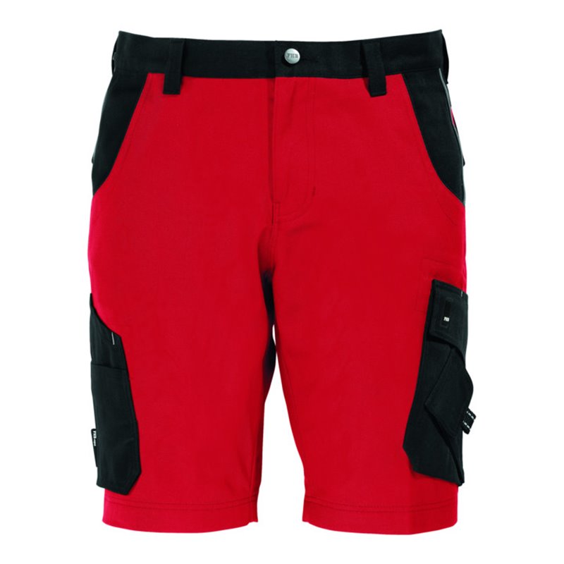 FHB Bermuda-Shorts Theo 130530 rot/schwarz