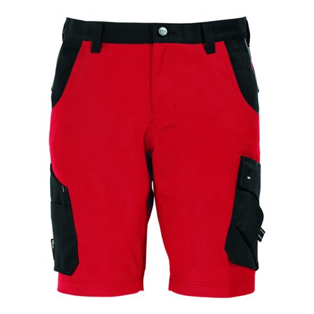 FHB Bermuda-Shorts Theo 130530 rot/schwarz