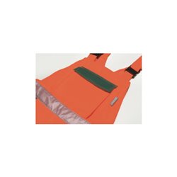 Planam Warnschutz-Latzhose orange/marine