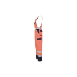 Planam Warnschutz-Latzhose orange/marine