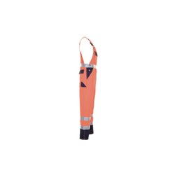 Planam Warnschutz-Latzhose orange/marine