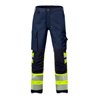 Fristads High Vis Stretch-Hose Kl. 1 2705 PLU Dunkelblau (Herren)