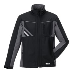 Planam Softshelljacke Highline schwarz/schiefer/zink