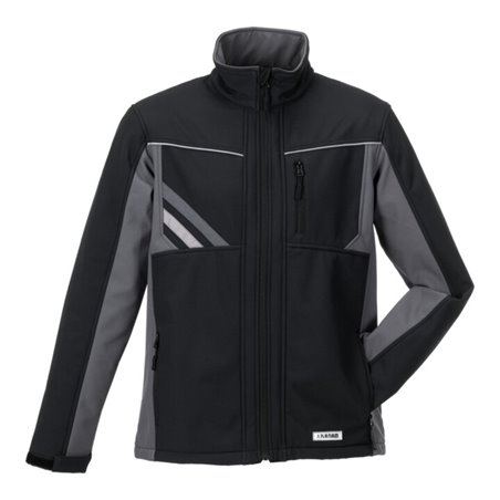 Planam Softshelljacke Highline schwarz/schiefer/zink