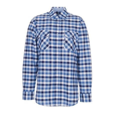 Planam Country Hemd Langarm blau kariert