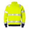 Fristads High Vis Zipper-Sweatshirt Kl. 3 728 SHV Dunkelblau (Herren)