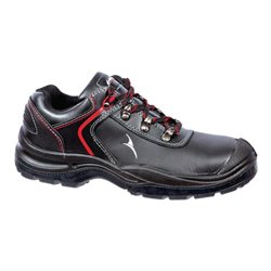 Albatros Sicherheitsschuhe 641080, EN20345 S3 schwarz/rot