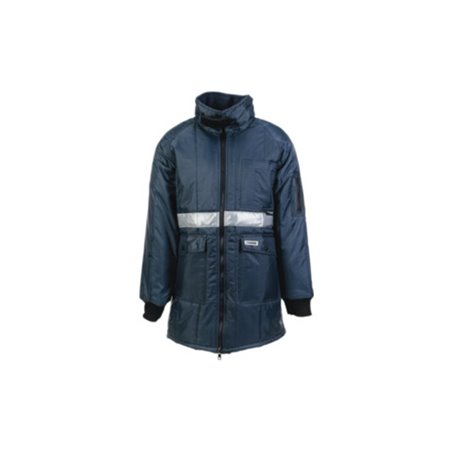 Planam Gefrierhaus-Parka marine, Innenfutter kornblau