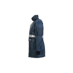 Planam Gefrierhaus-Parka marine, Innenfutter kornblau