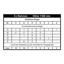 Hünersdorff Rahmen für MultiStore