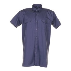 Planam Köperhemd 1/4 Arm Hemden grau