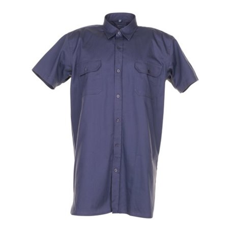 Planam Köperhemd 1/4 Arm Hemden grau