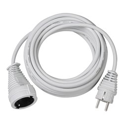 Brennenstuhl Qualitäts-Kunststoffkabel 10m weiß