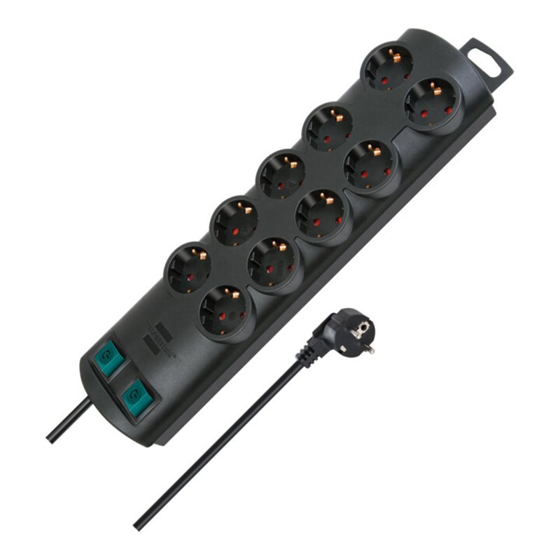 Brennenstuhl Primera-Line 10-fach schwarz 2m