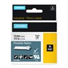 Dymo Schriftband B.12mm/L.3,5m flexibles Nylon schwarz auf weiß