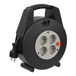 Brennenstuhl Vario Line schwarz/lichtgrau 15m