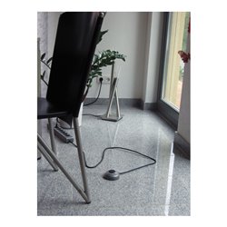 Steckdosenleiste 6 Steckdosen L.2m H05VV-F 3G1,5 m.extern Hand/Fußsch. anthrazit