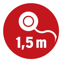 Steckdosenleiste 6 Steckdosen L.2m H05VV-F 3G1,5 m.extern Hand/Fußsch. anthrazit