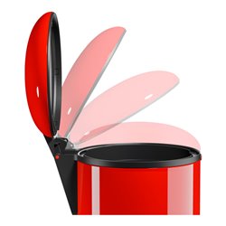 Hailo Tret-Abfallsammler rot