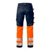 Fristads High Vis Handwerker Stretch-Hose Kl. 1 2706 PLU Orange (Herren)