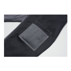 Planam Berufsmantel Tristep grau/schwarz