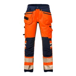Fristads High Vis Handwerker Stretch-Hose Kl. 2 2707 PLU Orange (Herren)