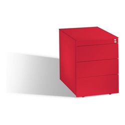 C+P Rollcontainer Asisto M/3/3/3 Himbeerrot