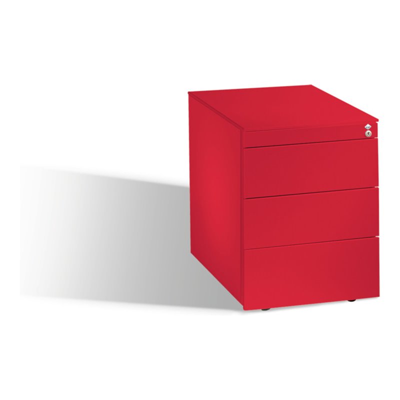 C+P Rollcontainer Asisto M/3/3/3 Himbeerrot