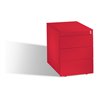 C+P Rollcontainer Asisto M/3/3/3 Himbeerrot