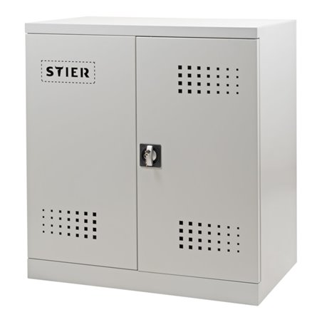 STIER Umwelt-Beistellschrank mit verzinkten Wannenböden 500 mm 2 1000 mm