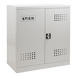 STIER Umwelt-Beistellschrank mit verzinkten Wannenböden 500 mm 2 1000 mm