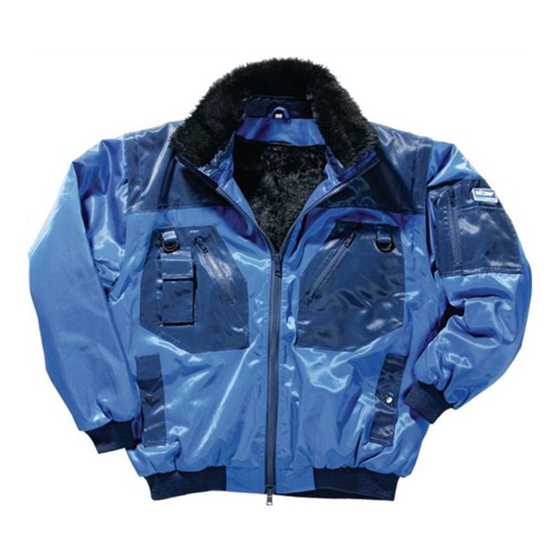 Now Pilotenjacke königsblau/hydronblau