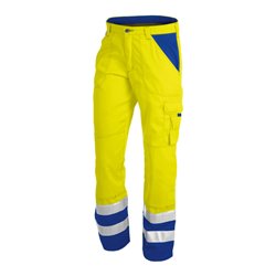 Kübler PSA High Vis Inno Plus Hose 2109 warngelb/kornblumenblau
