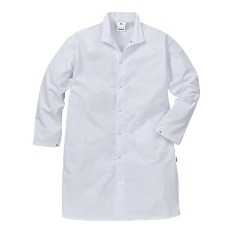 Fristads LMI Mantel lang 3004 P154 Weiß (Unisex)